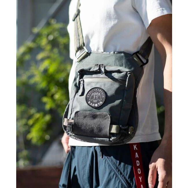 カドヤ（KADOYA） LEG BODY BAG カラー：グレー ウエストポーチ