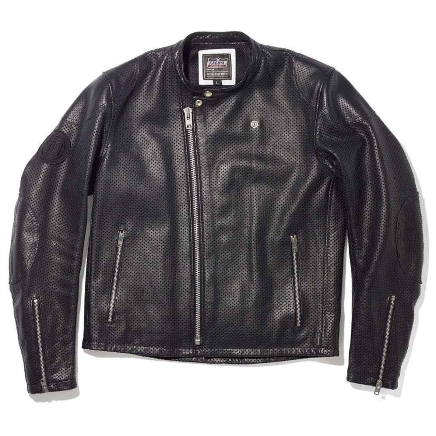 美品 夏用 KADOYA カドヤ PL-SW ライダースジャケット 牛革 L カドヤ（KADOYA） PL-SW XC サイズ：L レザージャケット ジャケット