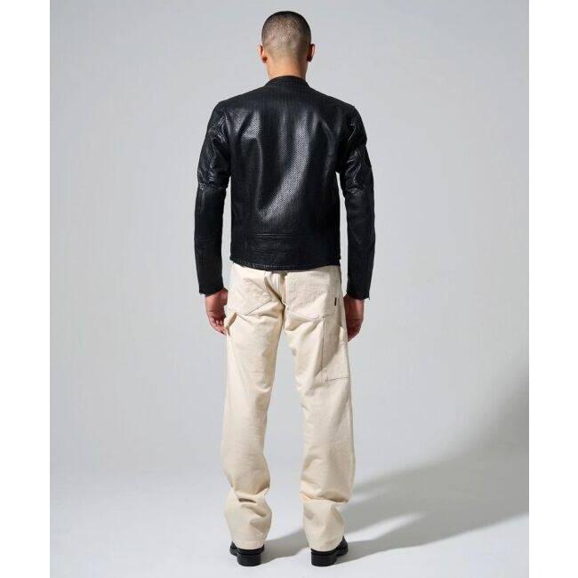 美品 夏用 KADOYA カドヤ PL-SW ライダースジャケット 牛革 L カドヤ（KADOYA） PL-SW XC サイズ：L レザージャケット ジャケット
