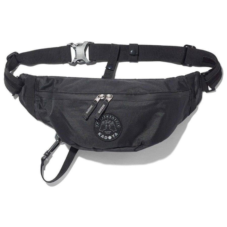 カドヤ　M.I.R SPEC ウエストバッグ　 kadoya ベルト付き カドヤ（KADOYA） WAIST BODY BAG カラー：ブラック ウエストポーチ