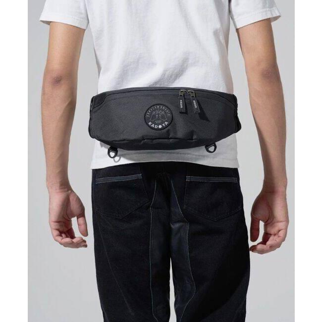 カドヤ　ベルトポーチ カドヤ（KADOYA） WAIST BODY BAG カラー：ブラック ウエストポーチ