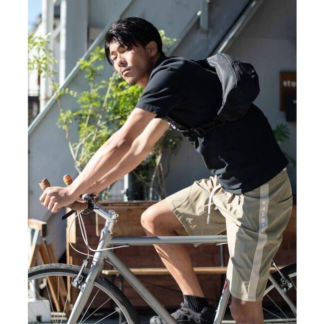 カドヤ（KADOYA） WAIST BODY BAG カラー：ブラック ウエストポーチ