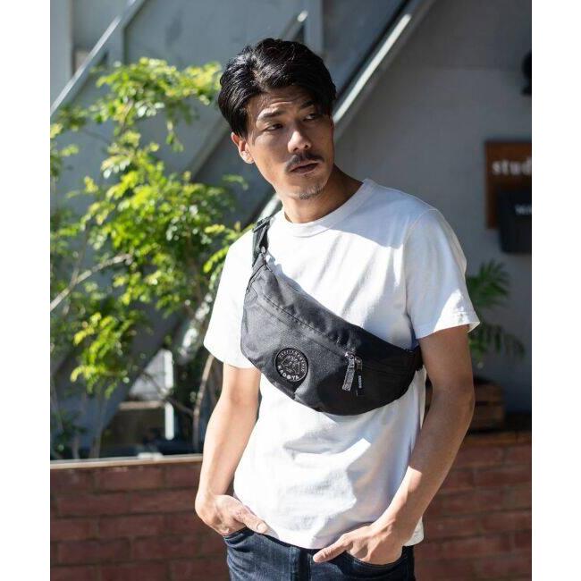 カドヤ（KADOYA） WAIST BODY BAG カラー：ブラック ウエストポーチ