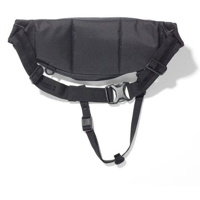 カドヤ（KADOYA） WAIST BODY BAG カラー：ブラック ウエストポーチ