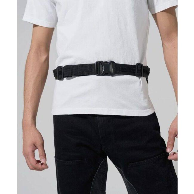 カドヤ（KADOYA） WAIST BODY BAG カラー：ブラック ウエストポーチ