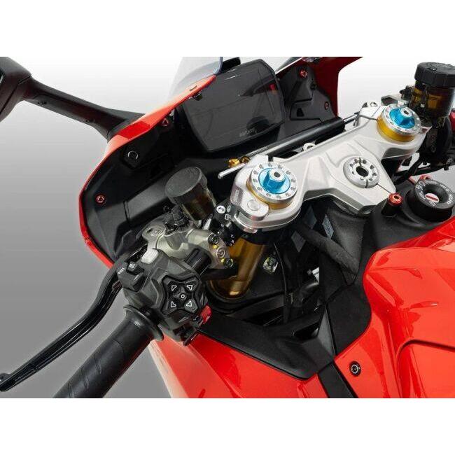 DUCABIKE (DBK) ドゥカバイク (ディービーケー) 純正トップブリッジ用ブラケット カラー：ブラック PANIGALE V2 S DUCATI ドゥカティ 外装の画像