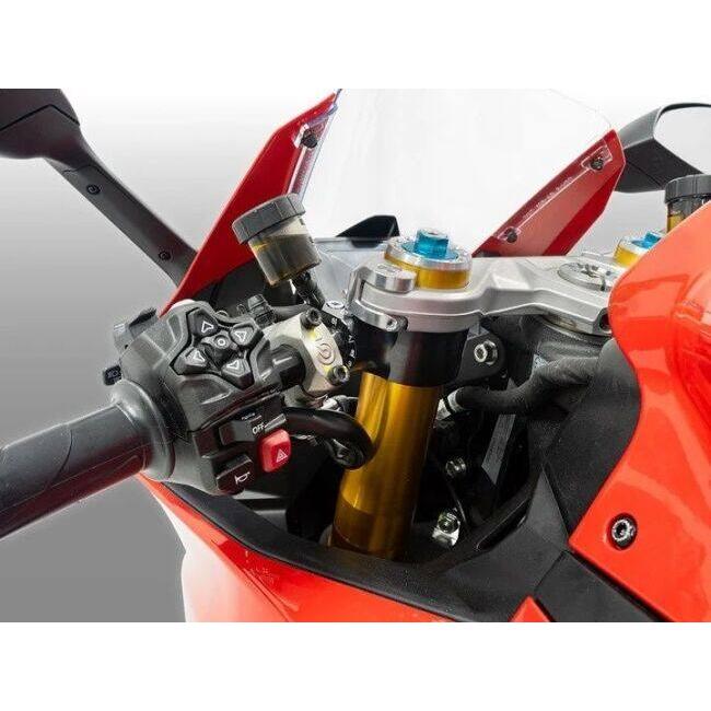 DUCABIKE (DBK) ドゥカバイク (ディービーケー) 純正トップブリッジ用ブラケット カラー：ブラック PANIGALE V2 S DUCATI ドゥカティ 外装の画像