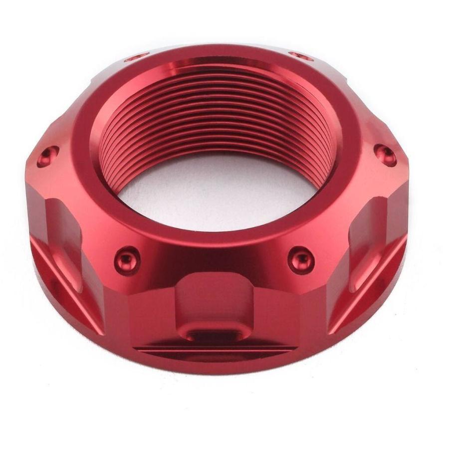 PRO BOLT プロボルト トップヨークナット カラー：レッド KAWASAKI カワサキ TRIUMPH トライアンフ ステムナット・ステムボルト ハンドル周辺パーツ ハンドル | ブランド登録なし
