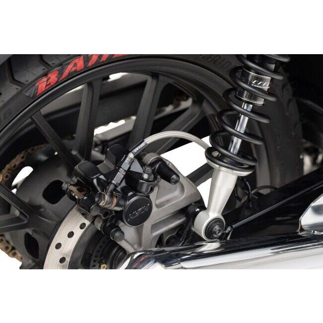 SWAGE-LINE スウェッジライン プロ リア ブレーキホースキット ホースカラー：ブラックホース / フィッティングカラー：ステンレス GB350 HONDA ホンダ | SWAGE-LINE | 01