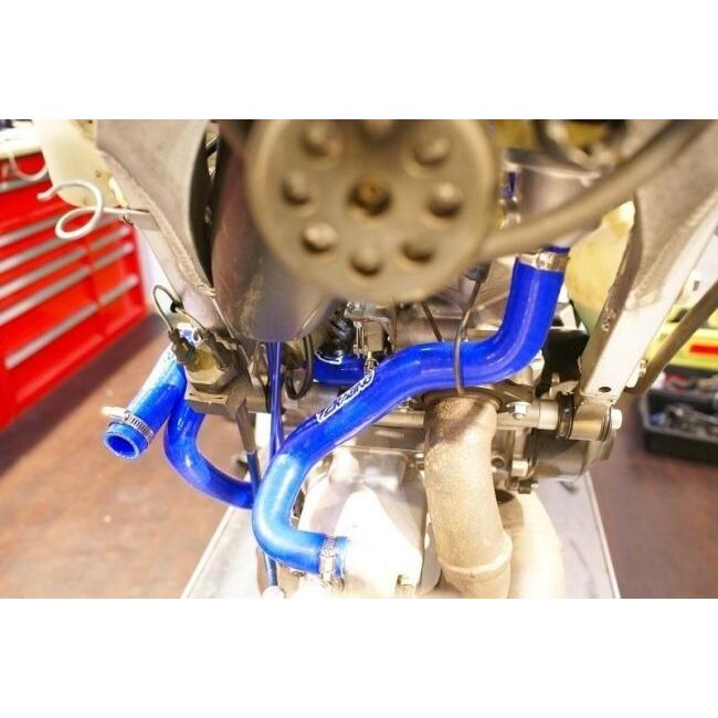 T2 Racing T2レーシング シリコンラジエターホース【フルセット】 カラー：ブラック NSR250R HONDA ホンダ ラジエーター 冷却関連 エンジンの画像
