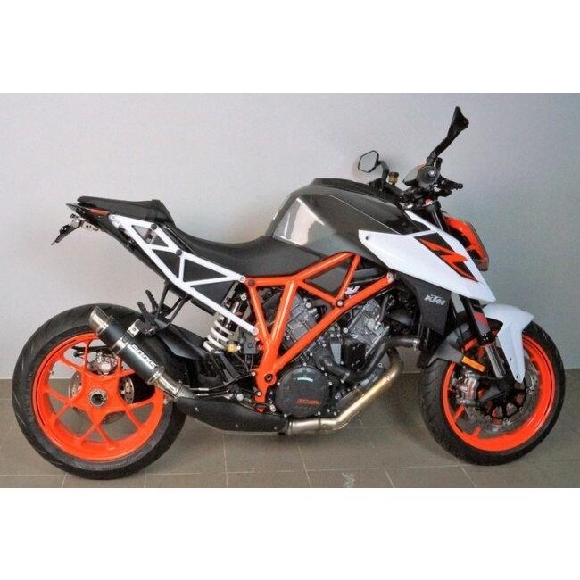 BODIS ボディス GP1-RSN スリップオンマフラー ステンレスブラック 1290 SUPER DUKE R KTM マフラー_4