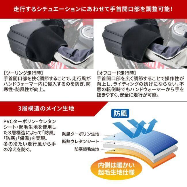 ZETA RACING ジータ レーシング ハンドウォーマー ハンドルカバー