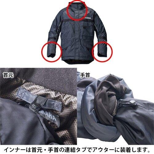 Y’S GEAR(YAMAHA) ワイズギア RY2003 ウインターロングジャケット サイズ：L (90792AE77L00) ウインタージャケット ジャケット アパレル | ワイズギア | 05