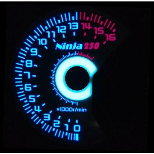 ODAX オダックス ACスタイル ELメーターパネル セット内容：通常セット Ninja250 KAWASAKI カワサキ メーターパネル メーター・インジケーター関係 電装系 | Odax | 04