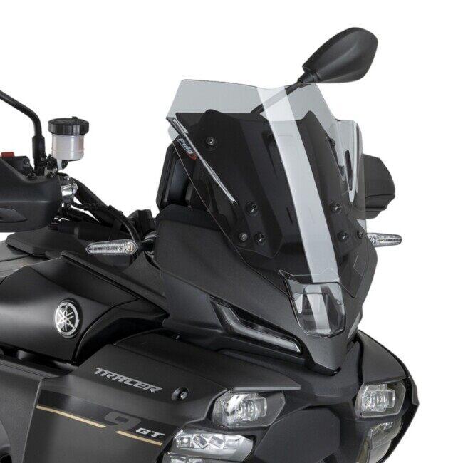 Puig プーチ レーシングスクリーン SPORT (SPORT SCREEN) カラー：スモーク TRACER 9 Y-AMT 9GT PLUS YAMAHA ヤマハ スクリーン 外装