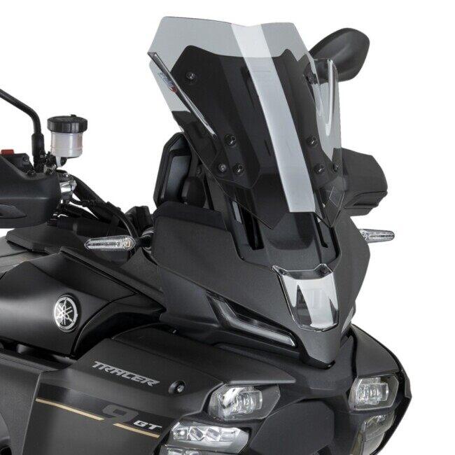 Puig プーチ レーシングスクリーン SPORT (SPORT SCREEN) カラー：スモーク TRACER 9 Y-AMT 9GT PLUS YAMAHA ヤマハ スクリーン 外装