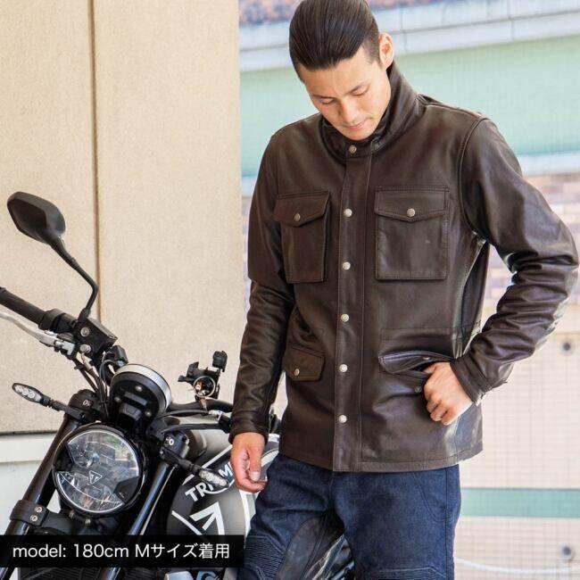 DEGNER（デグナー） ミドル丈レザージャケット サイズ：XL レザー