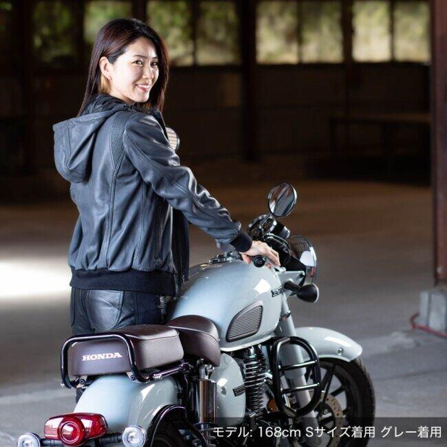 DEGNER（デグナー） フード付きレザージャケット レディース サイズ：L