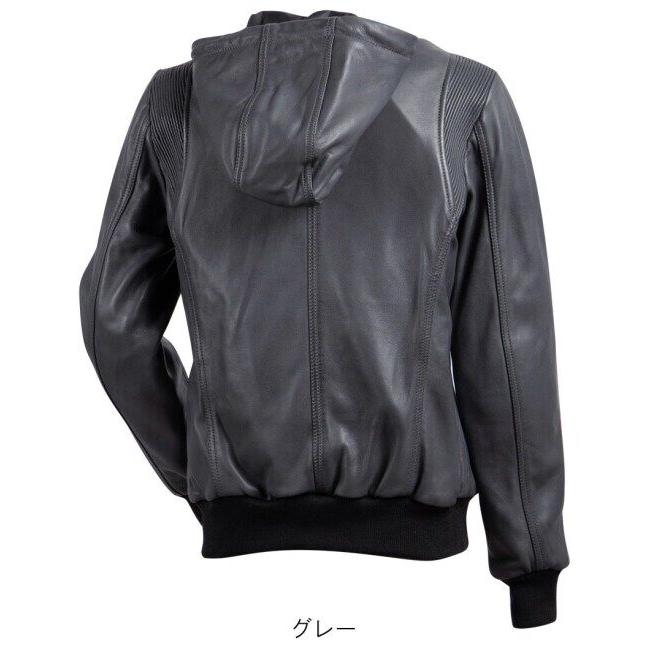 DEGNER デグナー フード付きレザージャケット レディース サイズ：L