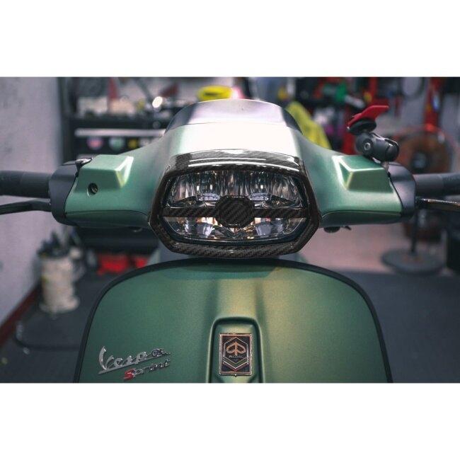 ARMASPEED アーマスピード ヘッドライトリム (リブバージョン) SPRINT (3V Engine) Vespa ベスパ ヘッドライト 灯火類 電装系の画像