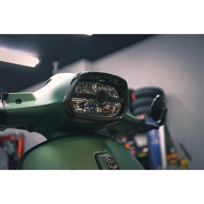ARMASPEED アーマスピード ヘッドライトリム (リブバージョン) SPRINT (3V Engine) Vespa ベスパ ヘッドライト 灯火類 電装系の画像