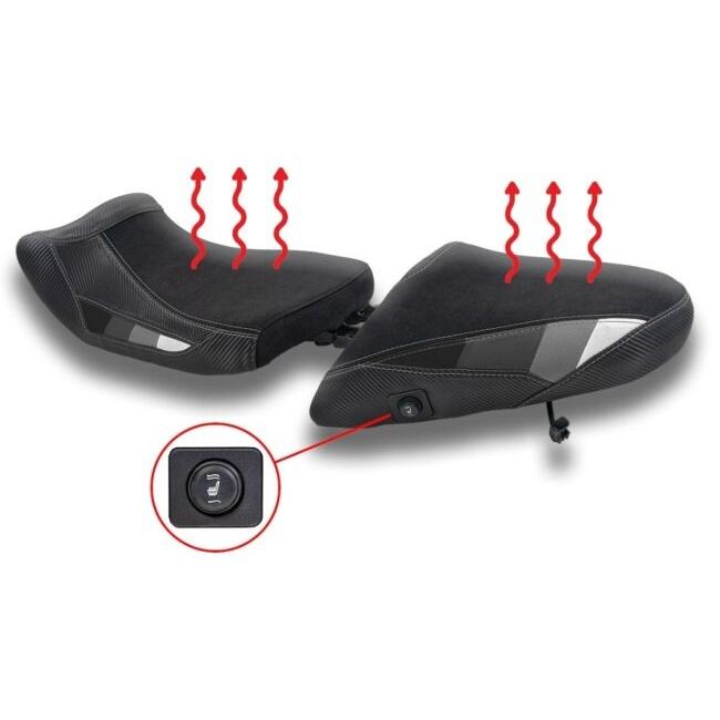 DUCABIKE (DBK) ドゥカバイク (ディービーケー) ローダウンコンフォートシートコンプリート(ヒーター内蔵) カラー：ブラック R1300 GS BMW シート シート関連_2