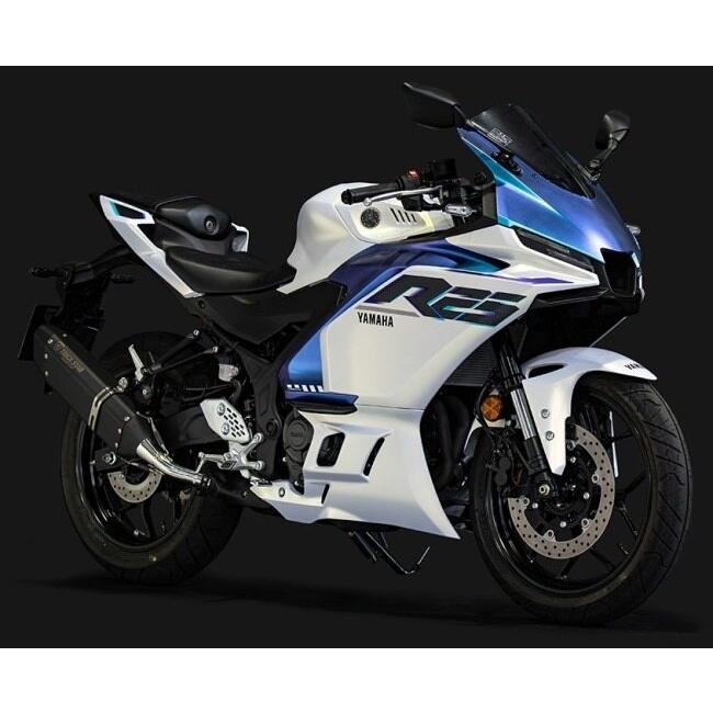 TRICKSTAR トリックスター 政府認証スリップオンマフラーIKAZUCHI サイレンサータイプ：IKAZUCHIチタン／ブラックエディション YZF-R25 YAMAHA ヤマハ マフラーの画像