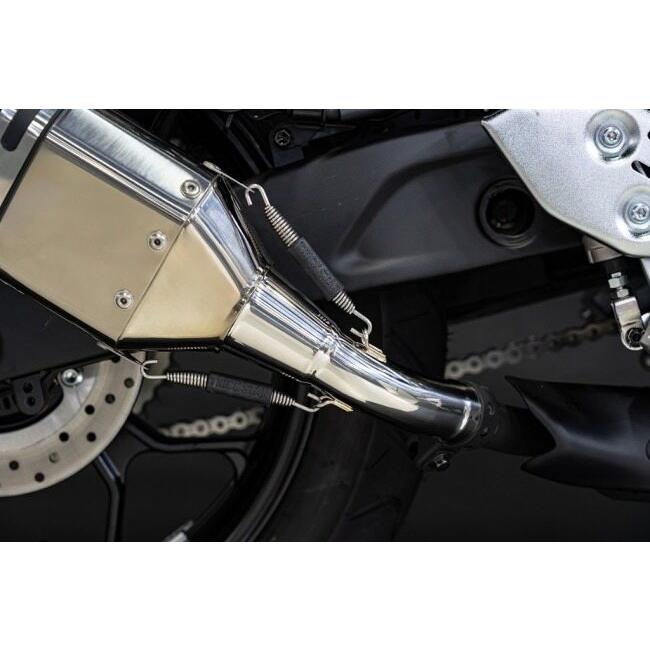 TRICKSTAR トリックスター 政府認証スリップオンマフラーIKAZUCHI サイレンサータイプ：IKAZUCHIチタン／ブラックエディション YZF-R25 YAMAHA ヤマハ マフラーの画像
