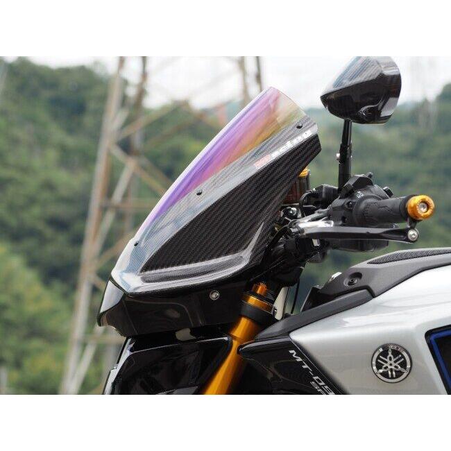 Magical Racing マジカルレーシング バイザースクリーン MagiVeilセラミックコーティング：あり / スクリーンカラー：スモーク タイプ：綾織カーボン製 MT09 SP