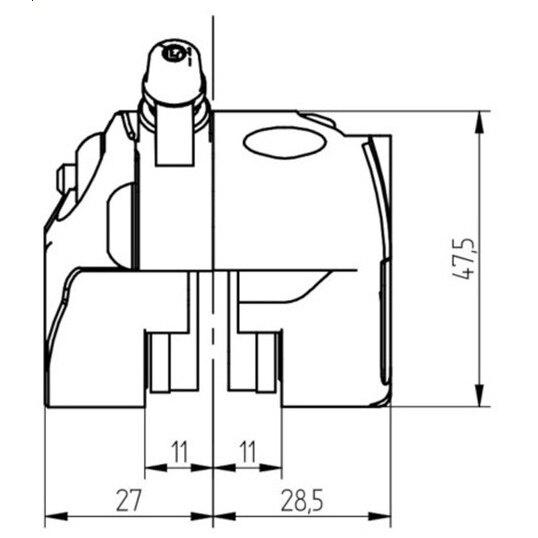 ACCOSSATO アコサット CNC 2P ラジアルマウント ブレーキキャリパー パッド：OR / タイプ：右側 キャリパーキット ブレーキの画像