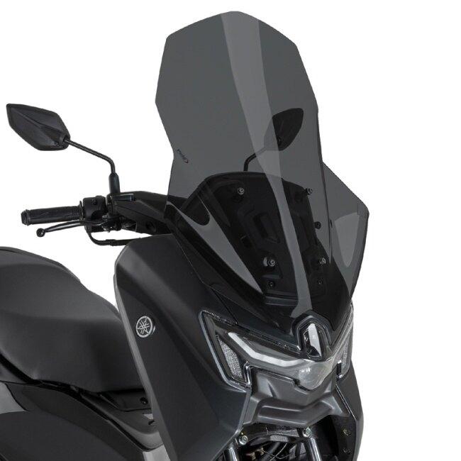 Puig プーチ V-TECH LINE ツーリングスクリーン (WINDSHIELD TOURING) カラー：Dark smoke NMAX 125 TECH MAX YAMAHA ヤマハ スクリーン 外装