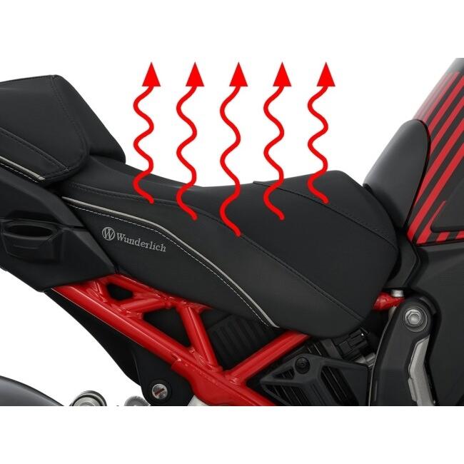 Wunderlich ワンダーリッヒ フロントシート 「ACTIVE COMFORT」 シートヒーター機能付 カラー：ブラック Multistrada V4 Pikes Peak Rally RS S Grand Tour_4