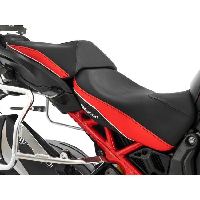 Wunderlich ワンダーリッヒ フロントシート 「ACTIVE COMFORT」 シートヒーター機能付 カラー：ブラック／レッド DUCATI ドゥカティ シート シート関連 外装_3