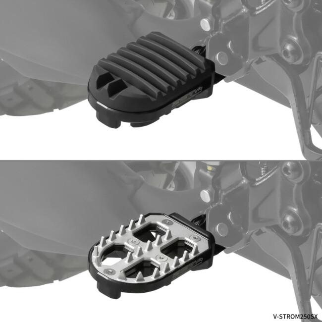 ZETA ジータ アドベンチャーフットペグ Vストローム250SX Vストローム