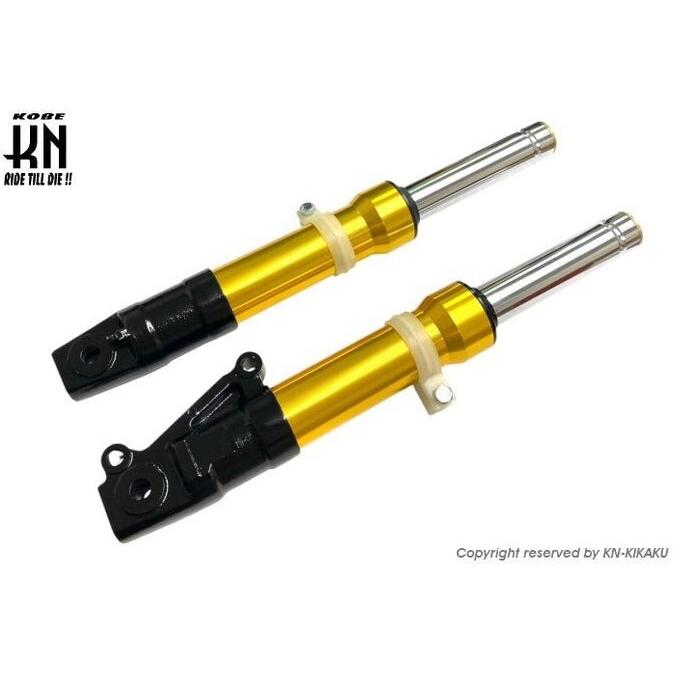 KN企画 ケイエヌキカク ローダウンフロントフォーク カラー：ブラック