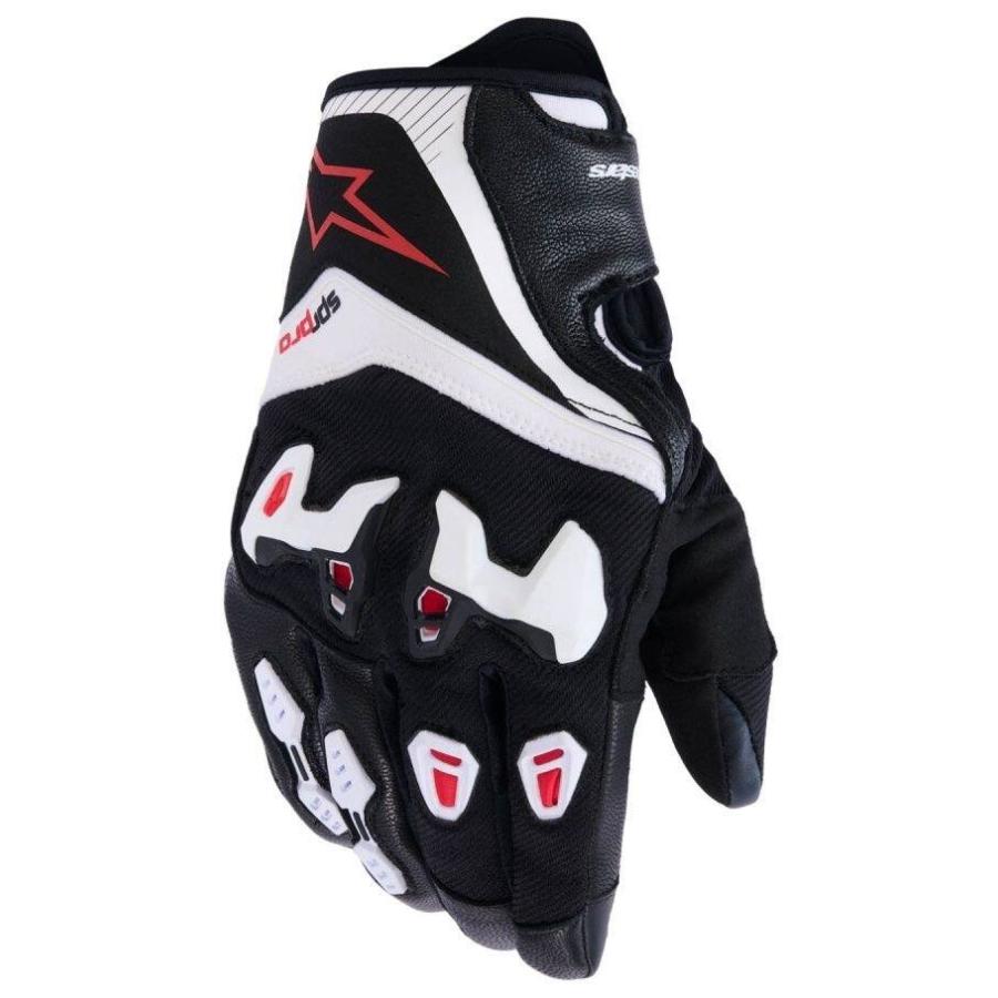 Alpinestars SP PRO バイクグローブ ブラック/ホワイト アルパインスターズ（alpinestars） SP-R PRO GLOVE [エスピーアール