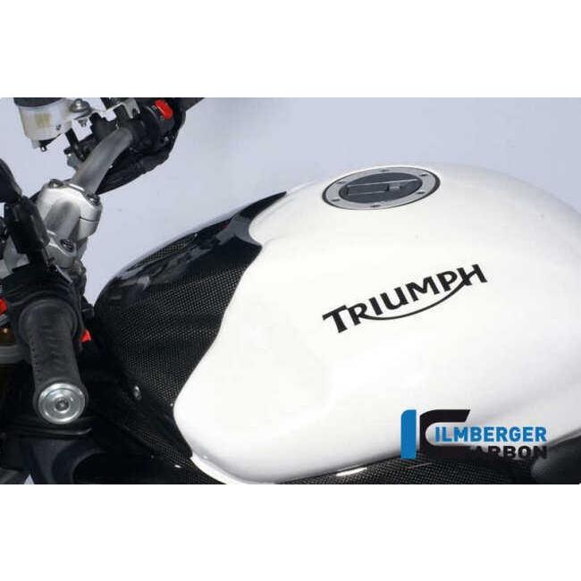 ILMBERGER イルムバーガー アッパータンクカバー カーボン SPEED TRIPLE TRIUMPH トライアンフ アッパーカウル・フロントカウル カウル関連 外装_3