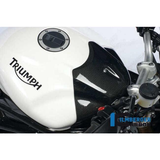 ILMBERGER イルムバーガー アッパータンクカバー カーボン SPEED TRIPLE TRIUMPH トライアンフ アッパーカウル・フロントカウル カウル関連 外装_4