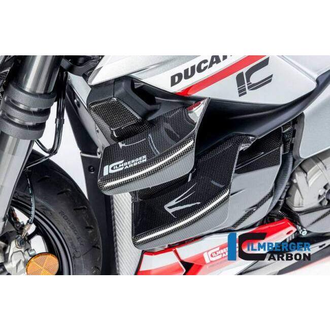 ILMBERGER イルムバーガー ラジエーターカバー 左 グロス STREETFIGHTER V2 DUCATI ドゥカティ ラジエーター 冷却関連 エンジンの画像