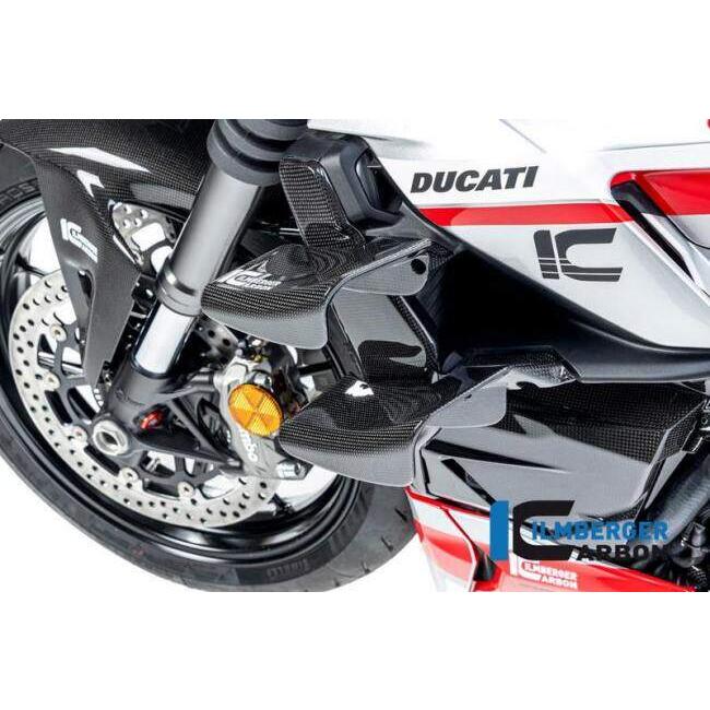 ILMBERGER イルムバーガー ラジエーターカバー 左 グロス STREETFIGHTER V2 DUCATI ドゥカティ ラジエーター 冷却関連 エンジンの画像