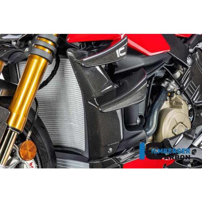 ILMBERGER イルムバーガー ラジエターカバー 左 グロス STREETFIGHTER V4 DUCATI ドゥカティ ラジエーター 冷却関連 エンジンの画像