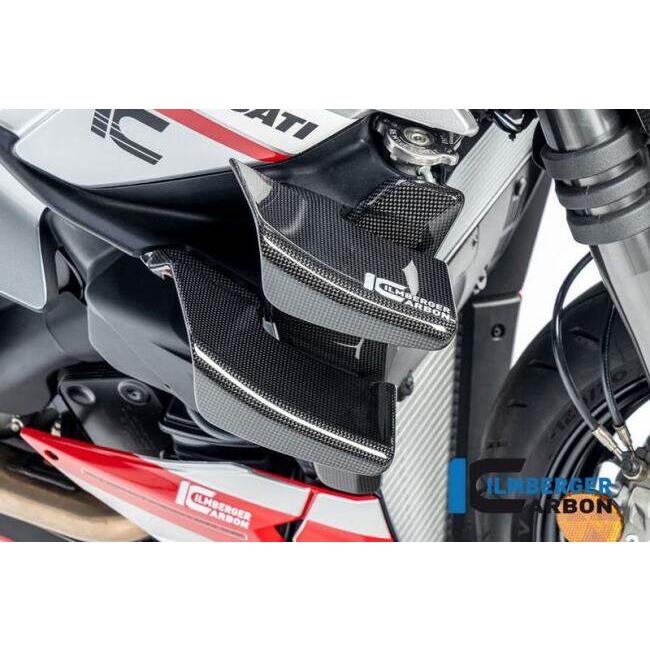 ILMBERGER イルムバーガー ラジエーターカバー 右 グロス STREETFIGHTER V2 DUCATI ドゥカティ ラジエーター 冷却関連 エンジンの画像