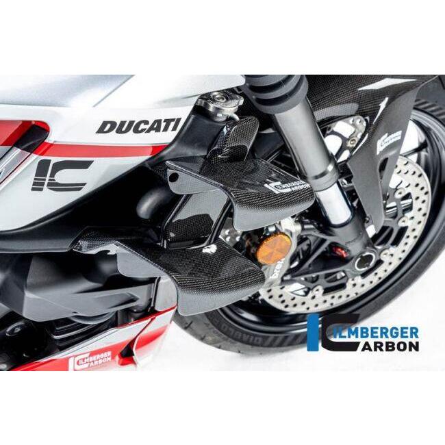 ILMBERGER イルムバーガー ラジエーターカバー 右 グロス STREETFIGHTER V2 DUCATI ドゥカティ ラジエーター 冷却関連 エンジンの画像