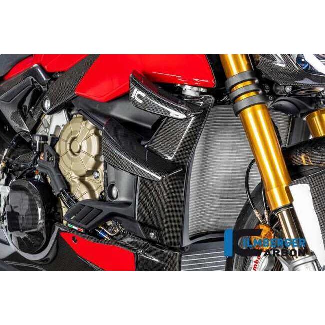 ILMBERGER イルムバーガー ラジエターカバー 右 グロス STREETFIGHTER V4 DUCATI ドゥカティ ラジエーター 冷却関連 エンジンの画像
