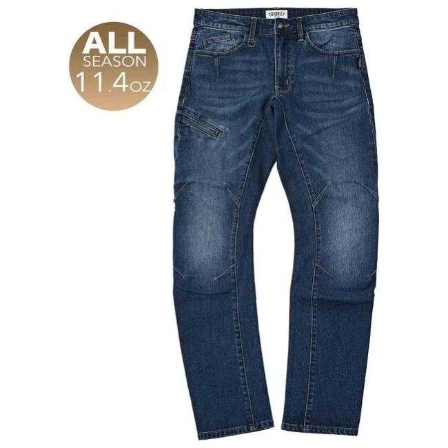 RIDEZ ライズ 11.4oz CORDURA DENIM バイク ストレッチ デニム ナロー