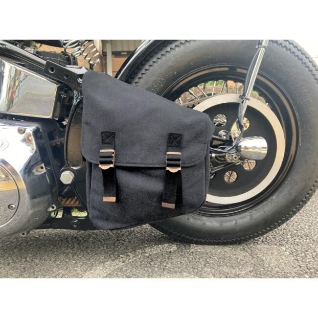 DIN MARKET ディンマーケット Canvas Rigid Bag SUZUKI スズキ KAWASAKI カワサキ HARLEY-DAVIDSON ハーレーダビッドソン YAMAHA ヤマハ サイドバッグ_12
