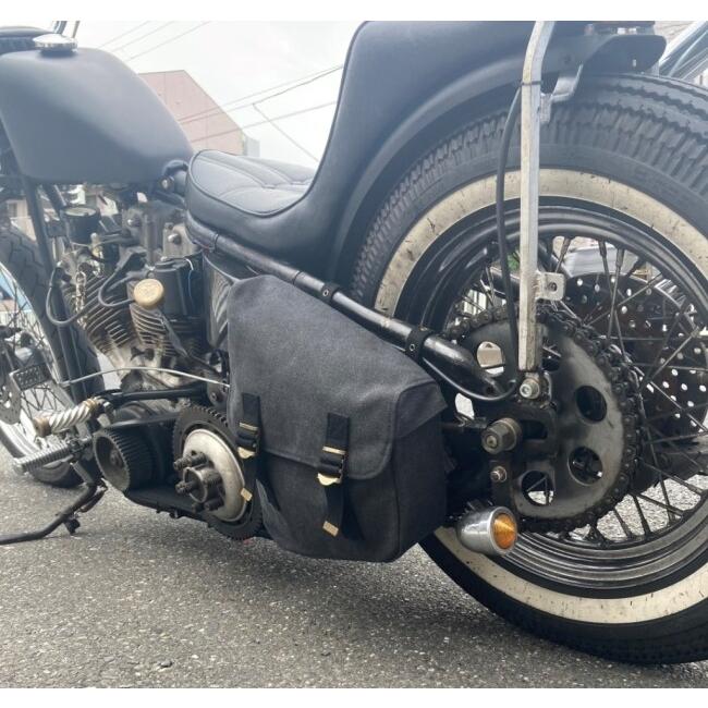 DIN MARKET ディンマーケット Canvas Rigid Bag SUZUKI スズキ KAWASAKI カワサキ HARLEY-DAVIDSON ハーレーダビッドソン YAMAHA ヤマハ サイドバッグ_13