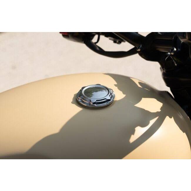 Motone Customs モートーンカスタムズ タンクキャップ TELSTAR カラー：ポリッシュ TRIUMPH トライアンフ ガソリンタンクキャップ タンク関連 外装_3