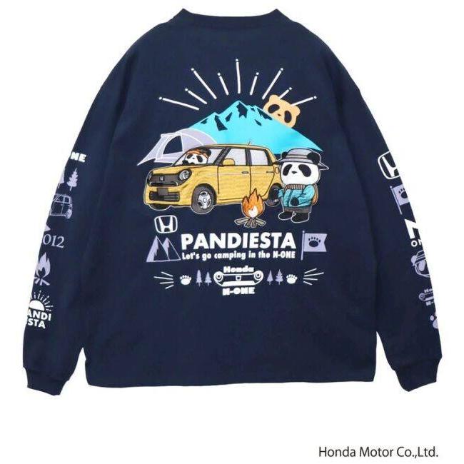 Honda Official Licensed Product ホンダオフィシャルプロダクト SB Pandiesta N-ONE Go To CAMP ロングスリーブ Tシャツ MENS／WOMENS パンディエスタ_1