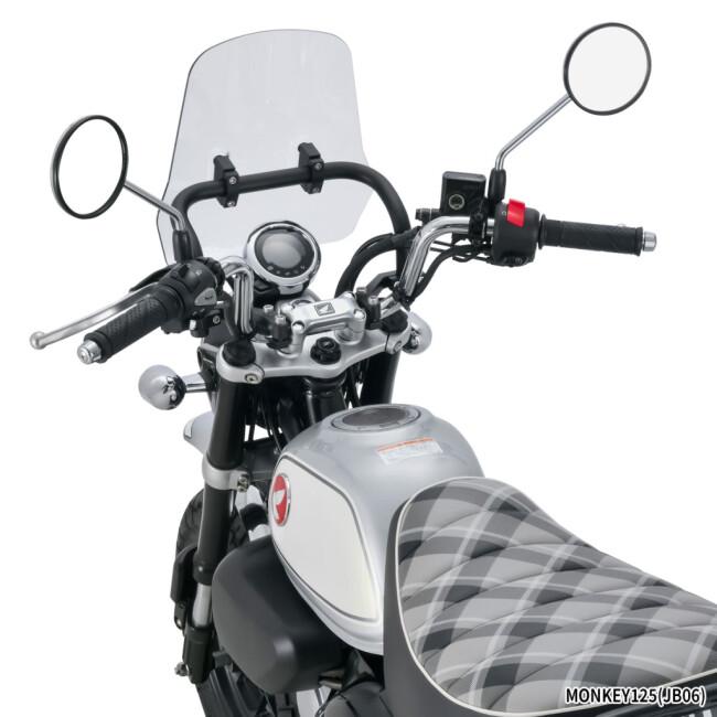 ZETA ジータ アドベンチャー ウインドシールド STDスクリーン モンキー